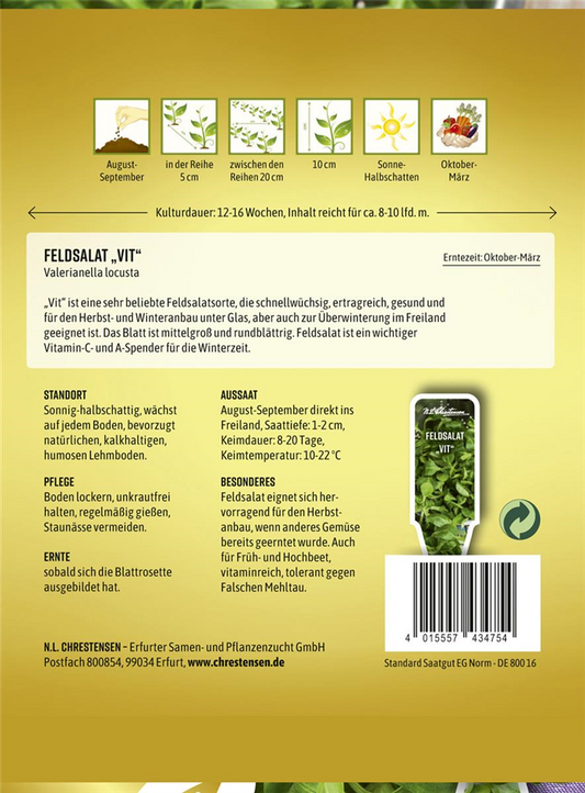 Feldsalatsamen 'Vit'