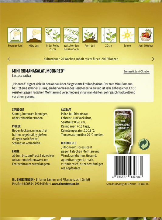 Romanasalatsamen 'Moonred'