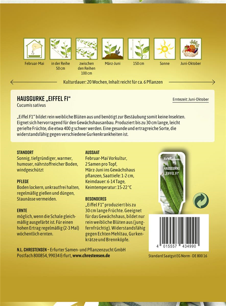 Gurkensamen 'Eiffel'