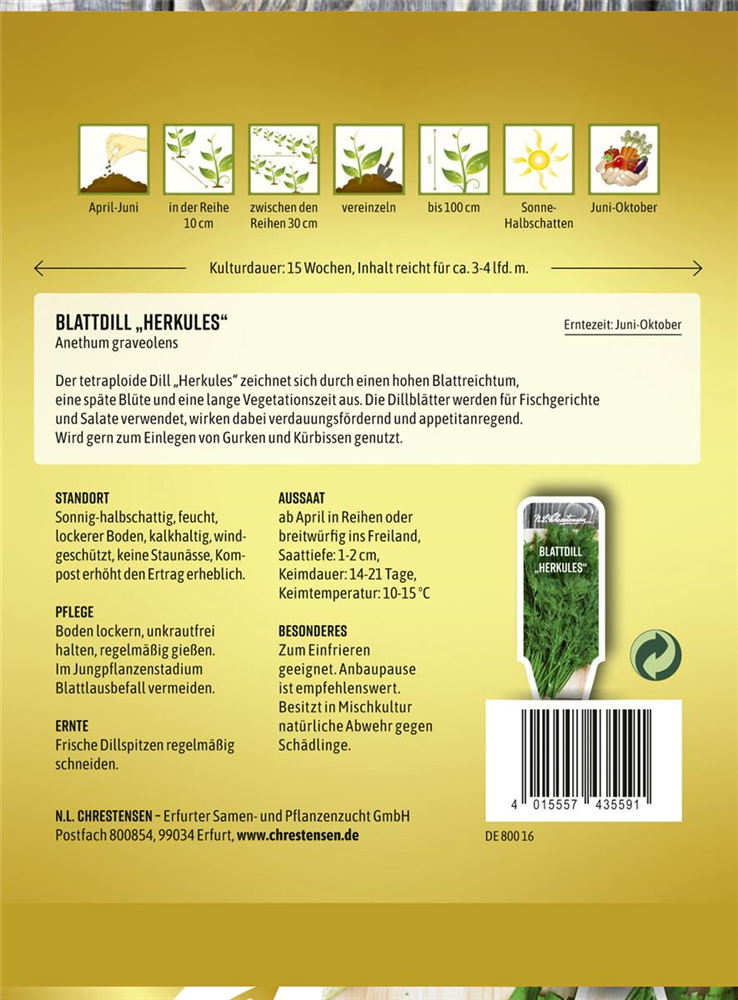 Dillsamen 'Herkules'