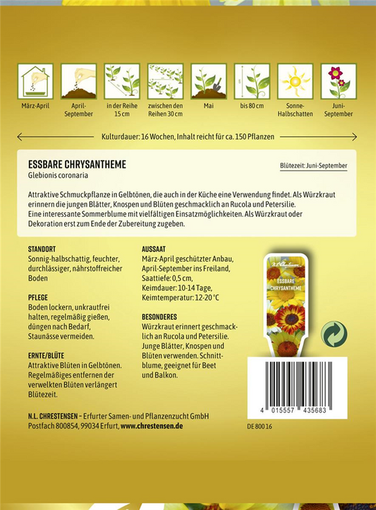 Speisechrysanthemensamen