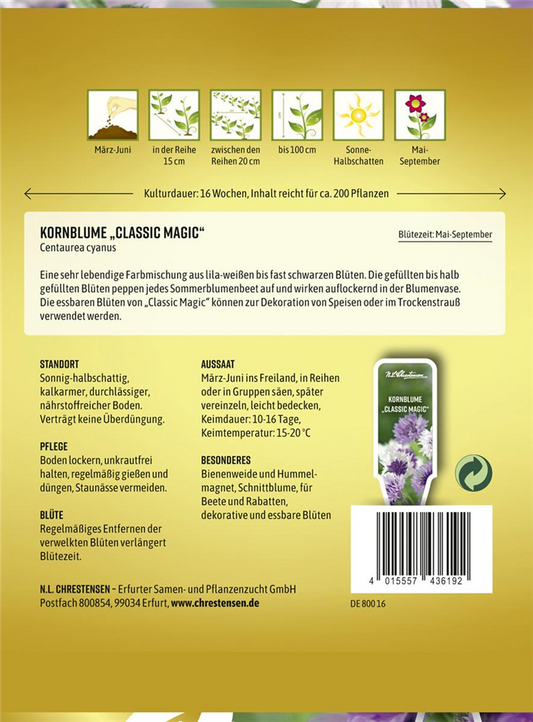 Kornblumensamen 'Classic Magic'