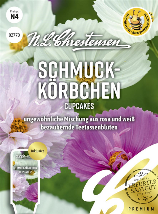 Schmuckkörbchensamen 'Cupcakes Mix'