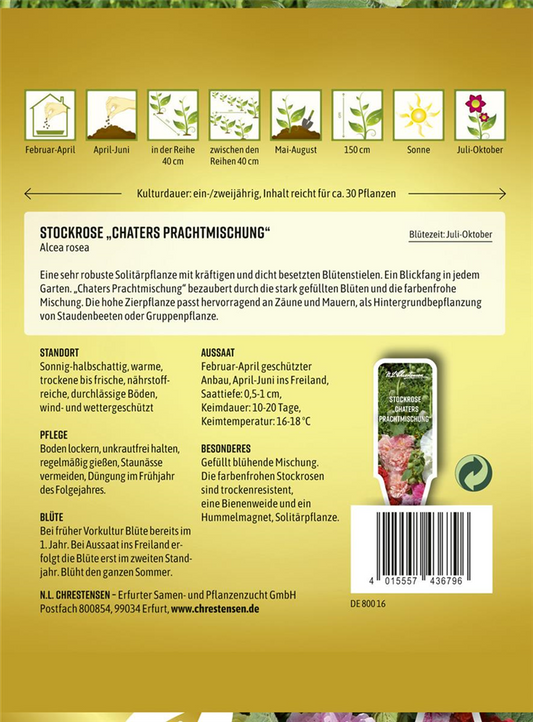 Stockrosensamen 'Chater'