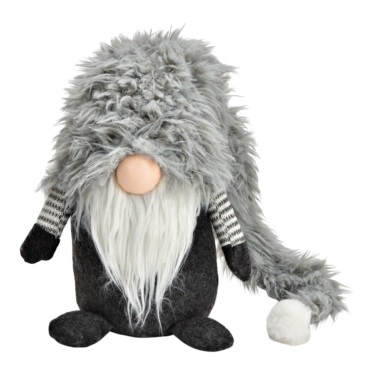 Zwerg aus Stoff Grau (B/H/T) 20x30x18cm