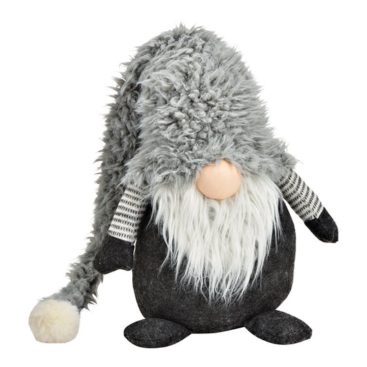 Zwerg aus Textil Grau (B/H/T) 22x38x20cm