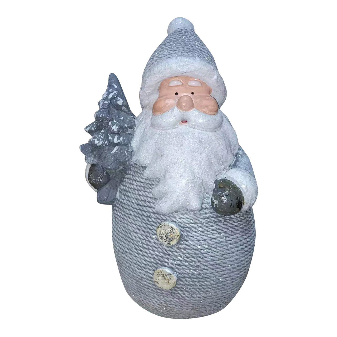 Nikolaus aus Magnesia grau (B/H/T) 25x40x18cm