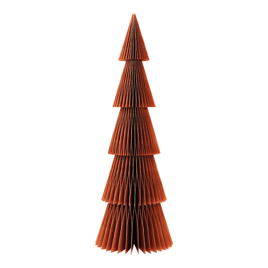 Display Tannenbaum Honeycomb aus Papier/Pappe braun (B/H/T) 20x60x20cm