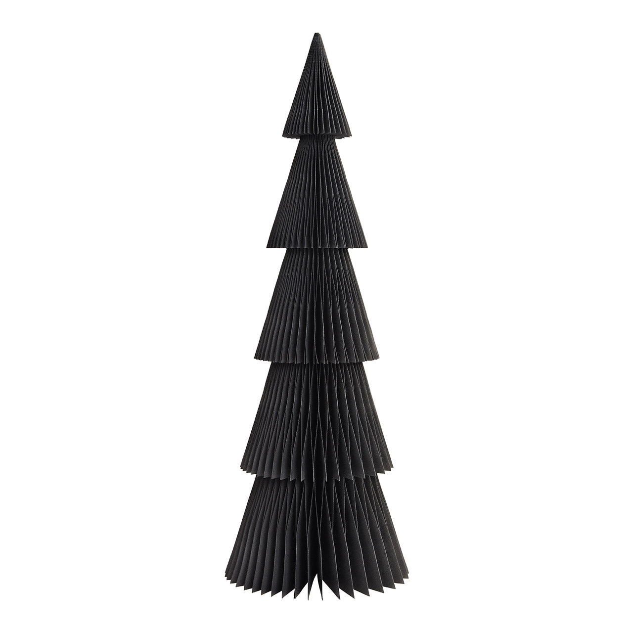 Display Tannenbaum Honeycomb aus Papier/Pappe schwarz (B/H/T) 20x60x20cm