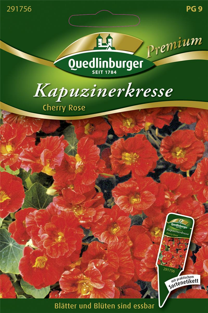 Kapuzinerkressesamen 'Jewel Cherry Rose'