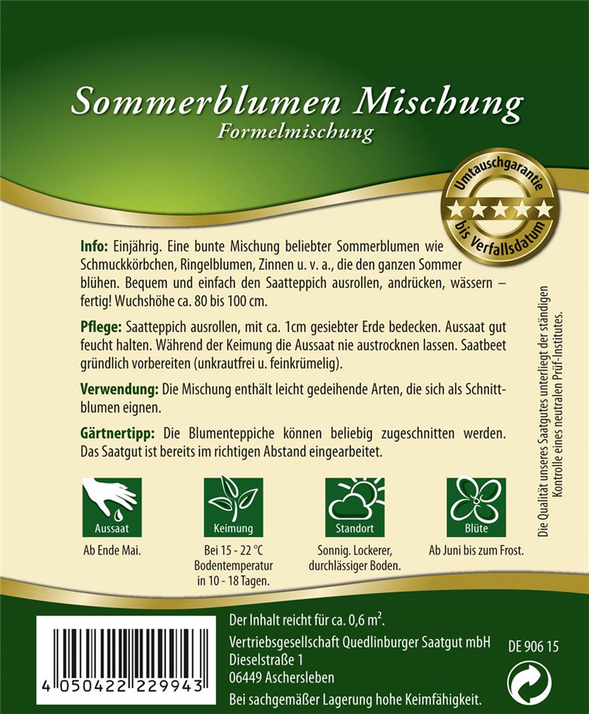 Sommerblumensamen