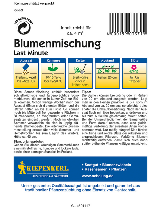 Blumenmischung 'Last Minute'