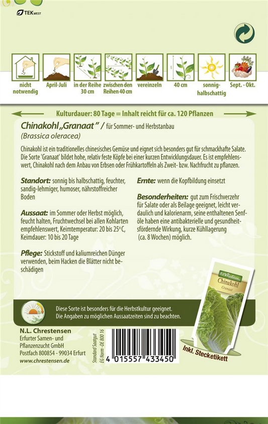 Chinakohlsamen 'Granaat'