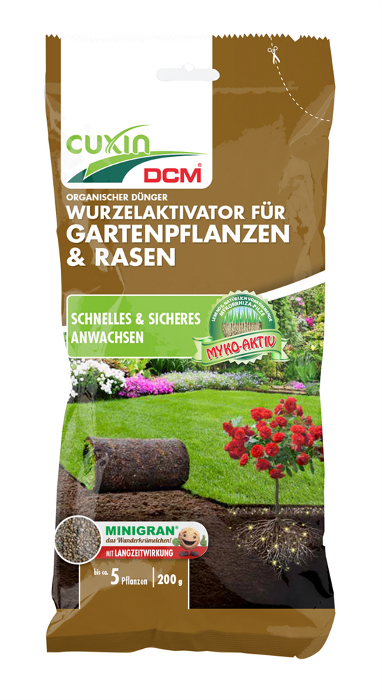 Cuxin Wurzelaktivator für Gartenpflanzen & Rasen