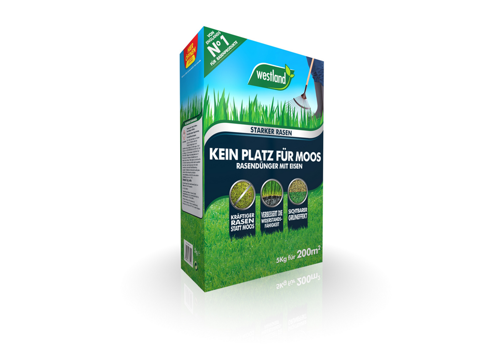 Westland Rasendünger Kein Platz für Moos