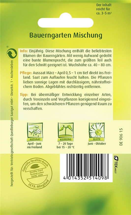 Bauerngarten-Blumen-Samen