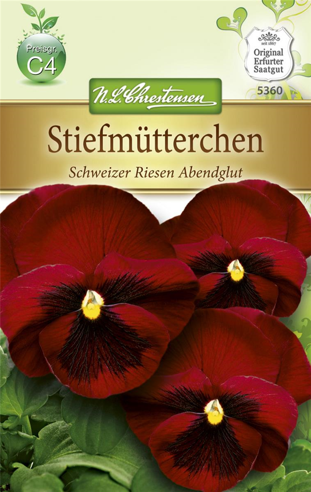 Stiefmütterchensamen 'Schweizer Riesen Abendglut'