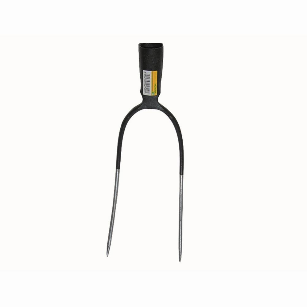 Victoria Heugabel 2 Zinken ohne Stiel mit Dülle 28x13cm