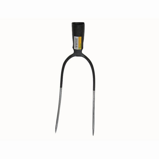 Victoria Heugabel 2 Zinken ohne Stiel mit Dülle 28x13cm