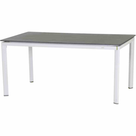 MWH Gartentisch Futosa Fiberzement 160x95x74 cm arktisch-grau