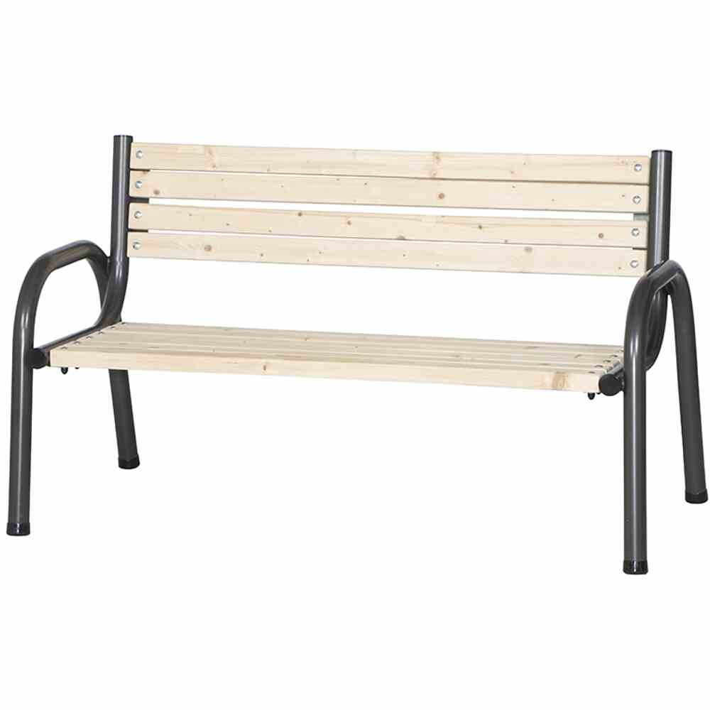 Siena Garden Park 3-Sitzerbank 150cm Stahl/Kiefer