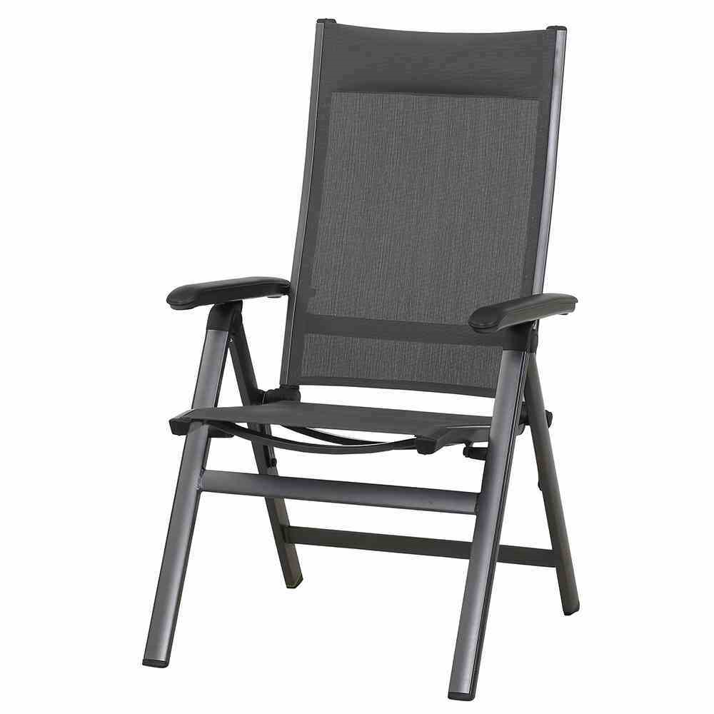 MWH Klappsessel Core 66 x 61,5 x 108,5 cm anthrazit