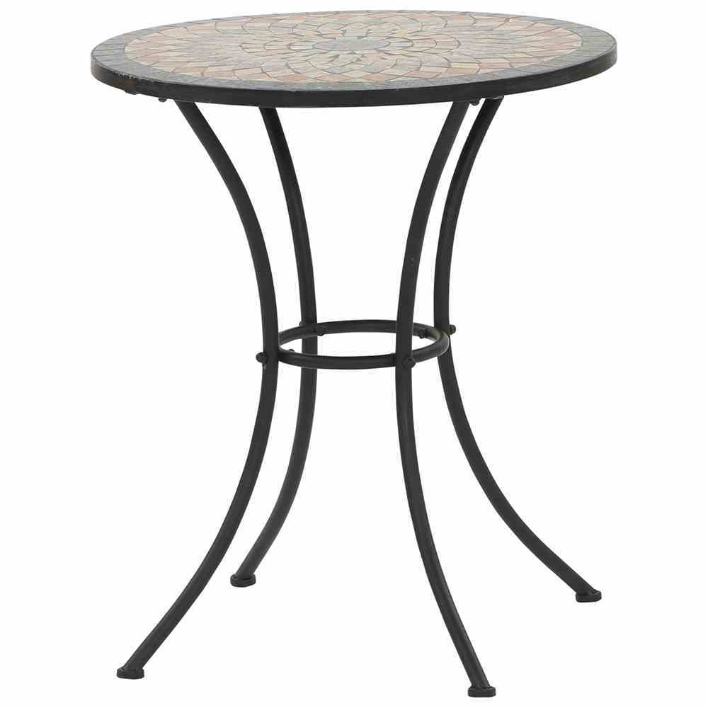 Siena Garden Prato Tisch Ø60cm Eisen/Mosaikoptik