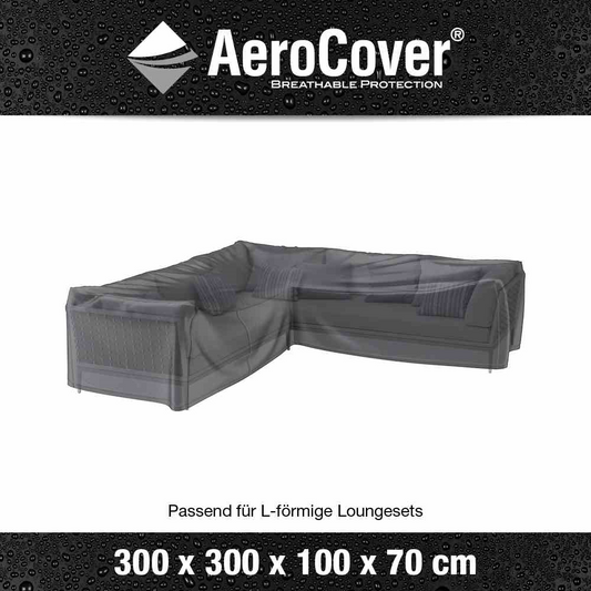 Aerocover Schutzhülle für Eck- Loungeset 300x300x100xH70 cm