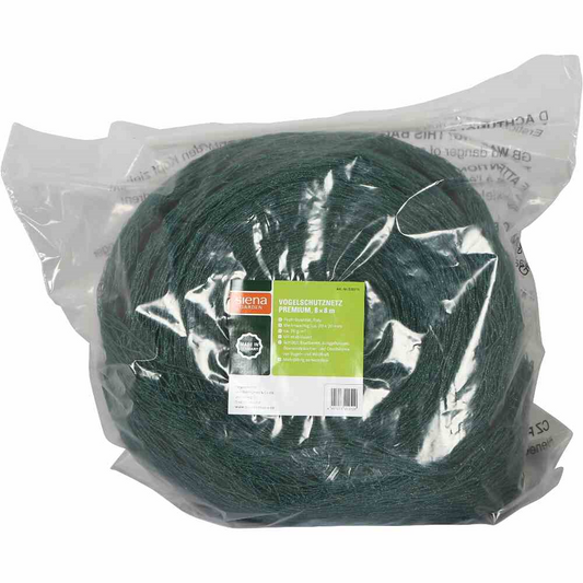 Siena Garden Vogelschutznetz 8x8m, Profi 20x20mm, Bändchen