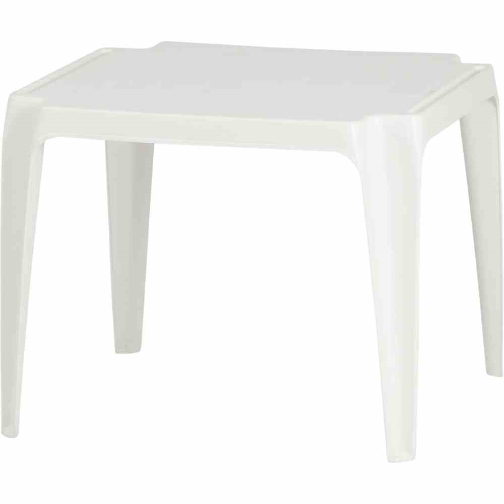 Progarden Kindertisch 'Tavolo' 50 x 50 x 44 cm weiß Kunststoff