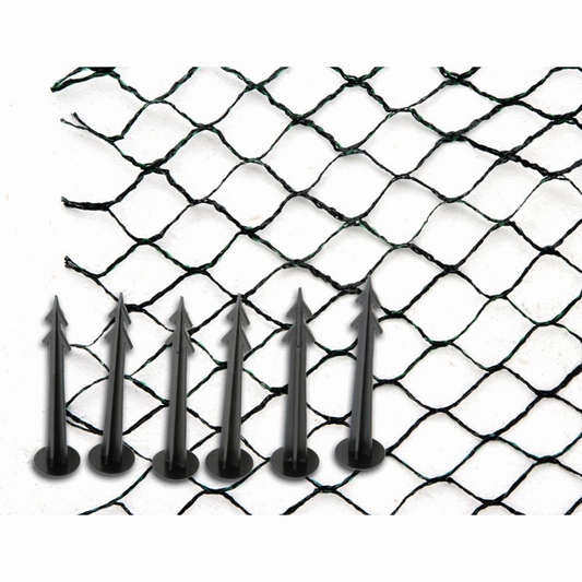 Siena Garden Teichabdecknetz, 5x6 m Maschenweite 20x20 mm, schwarz und grün