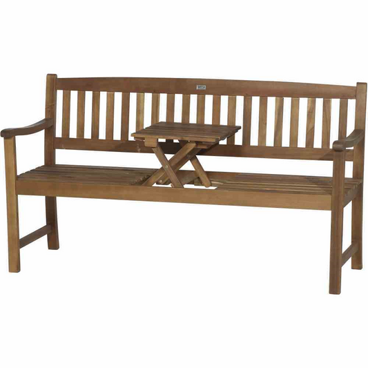 Siena Garden Florida 3-Sitzerbank 159cm mit Tisch Akazie