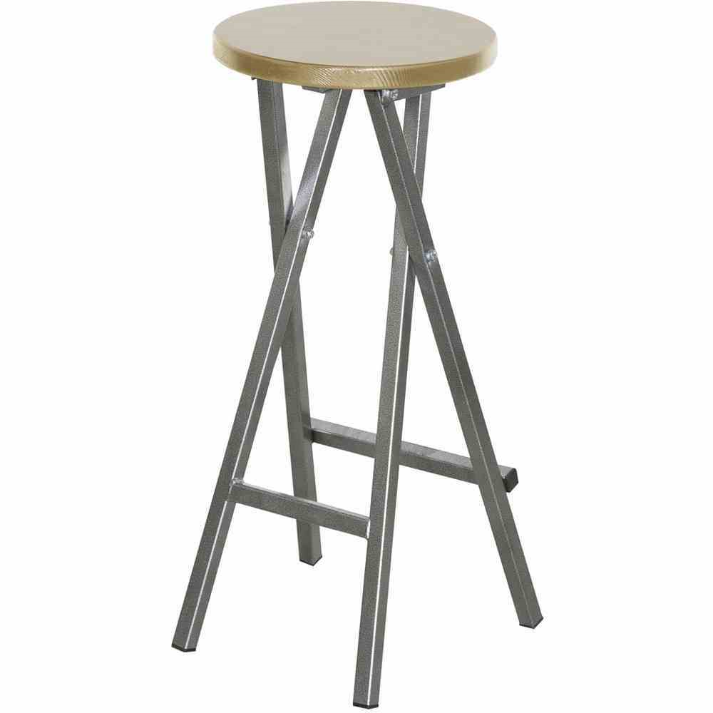 Barhocker 35 cm x 35 cm x 82 cm Kiefernholz grau