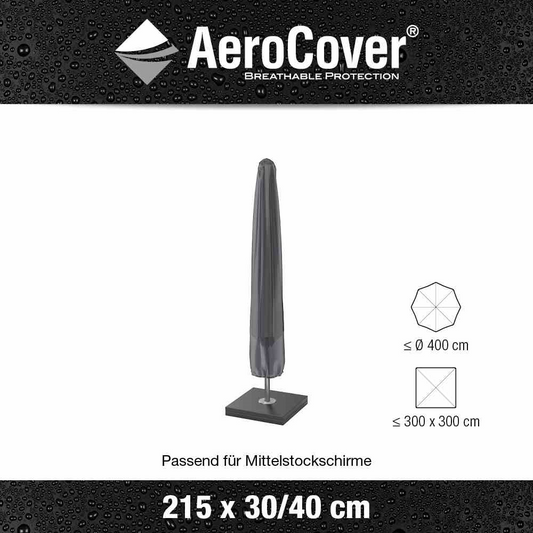 Aerocover Schutzhülle für Sonnenschirm H215xB30 cm