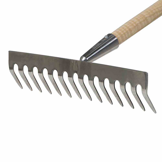 Siena Garden Rechen ClassicLine 14 Zinken, 140 cm, silber