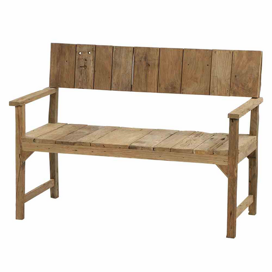 Siena Garden Loreo 2-Sitzerbank 124 cm Teak recycelt