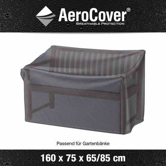 Aerocover Schutzhülle für Gartenbank 160x75xH65/85 cm
