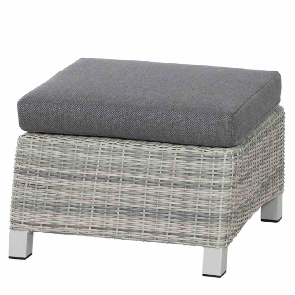 Siena Garden Corido Loungehocker Gardino®-Geflecht/Polster