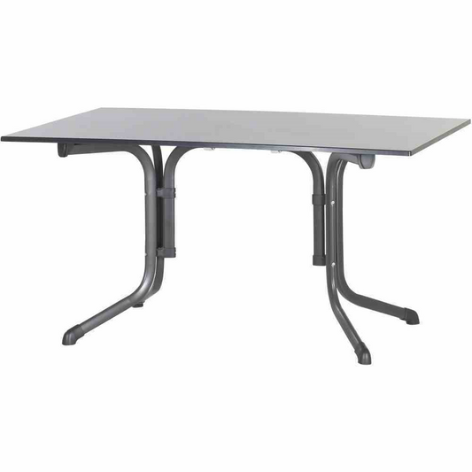 Sieger Klapptisch vivodur 140x90x73 cm eisengrau grau