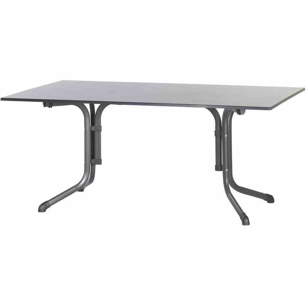 Sieger Klapptisch vivodur 165x95x73 cm eisengrau grau