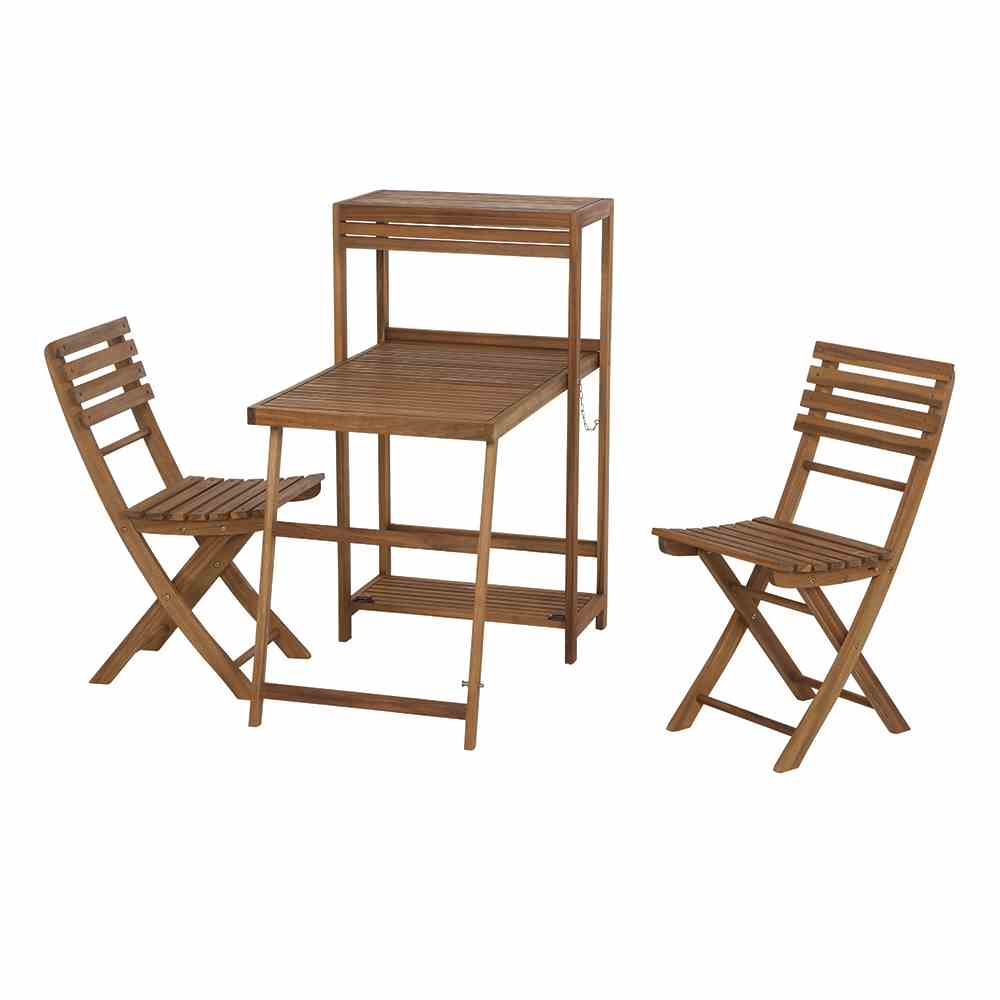 Siena Garden Bari Balkonset 3-teilig, geölt