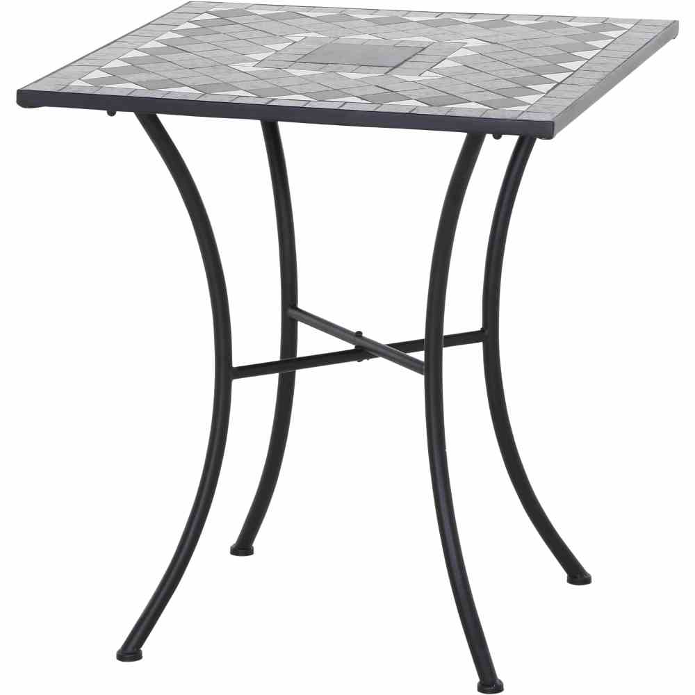 Siena Garden Como Mosaik Gartentisch 64x64x71cm Stahl/Keramik