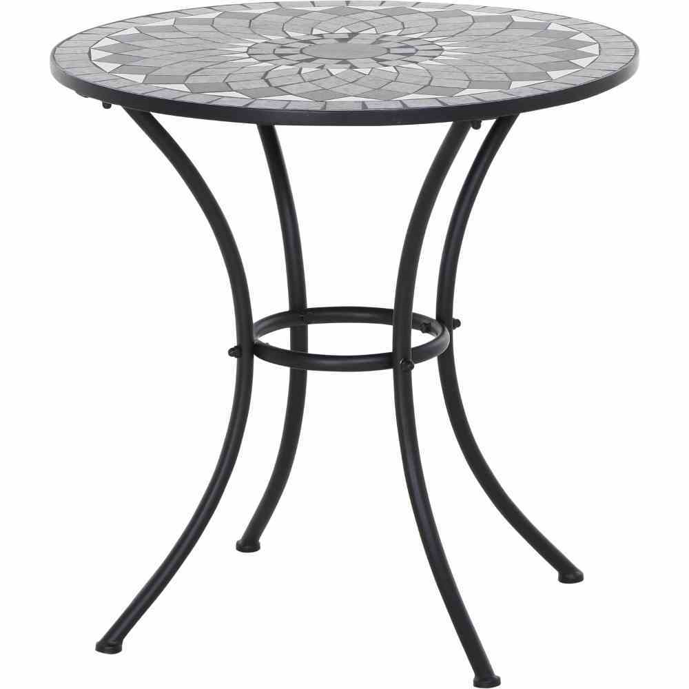Siena Garden Como Mosaik Gartentisch Ø70x71cm Stahl/Keramik