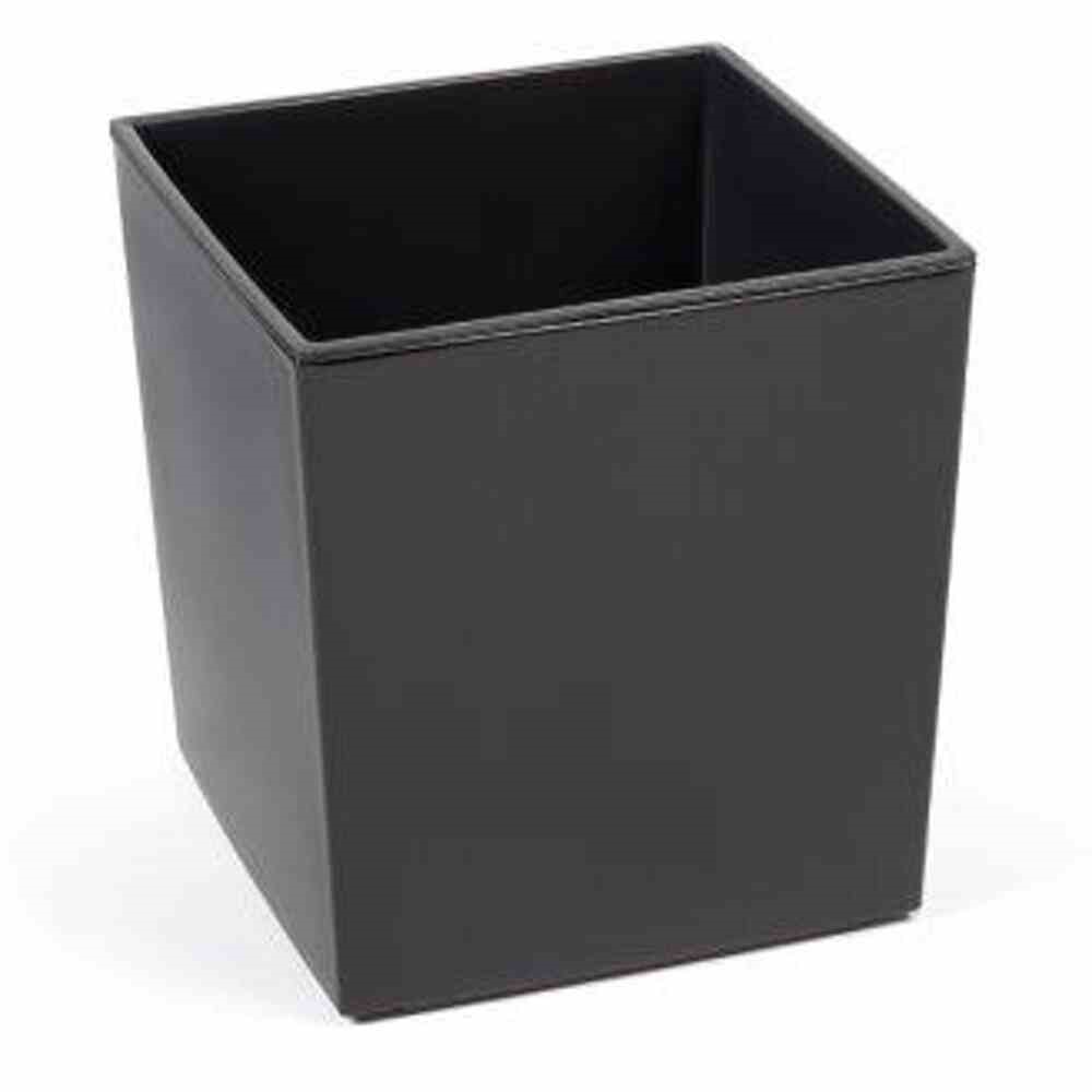 Siena Garden Pflanzkübel Brest, eckig, 30x30x31,0 cm Hochglanzoptik in anthrazit Kunststoff