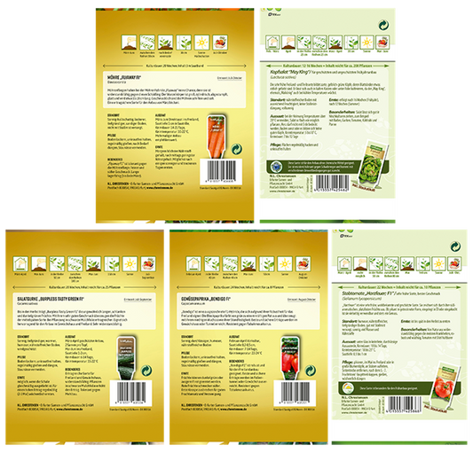 Saatgut Set 'Klassisches Gemüse'