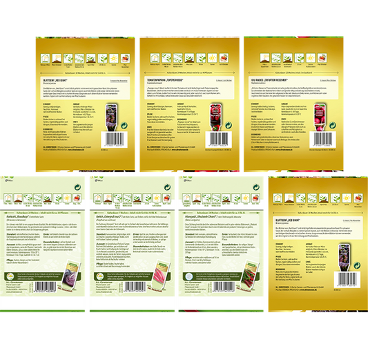 Saatgut Set 'Rote Sorten'