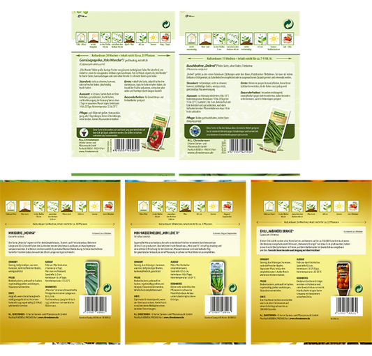 Saatgut Set 'Sonnenliebende Sorten'