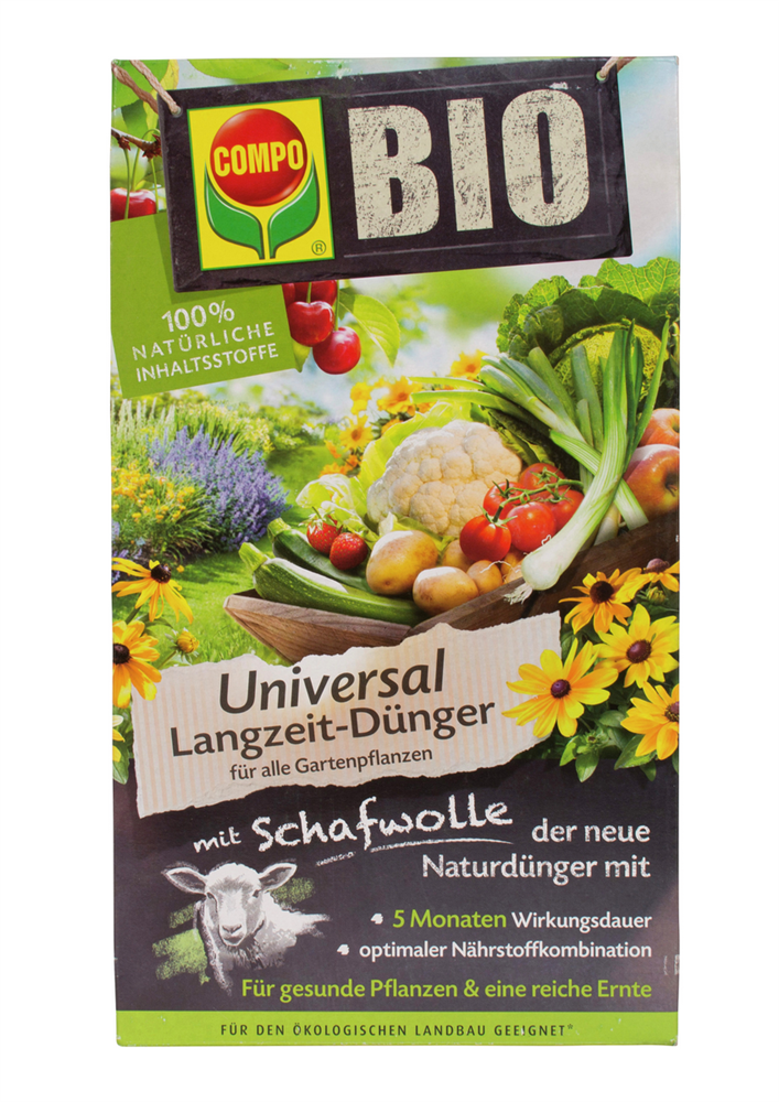Compo BIO Universal Langzeit-Dünger mit Schafwolle