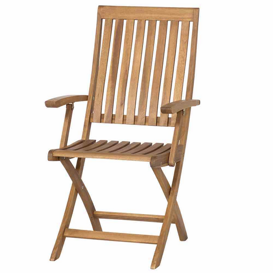 Siena Garden Paleros Klappstuhl mit Armlehne Akazie