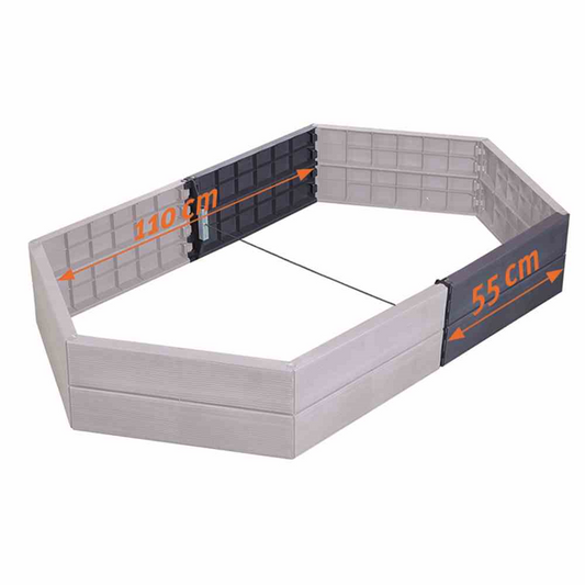 Graf ERGO-Hochbeet Verlängerungsset, 55 cm